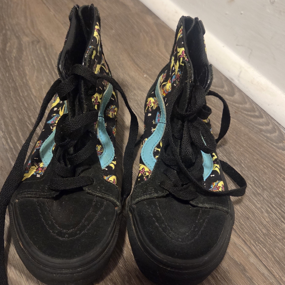 Vans Kids Sneakers Black and Blue